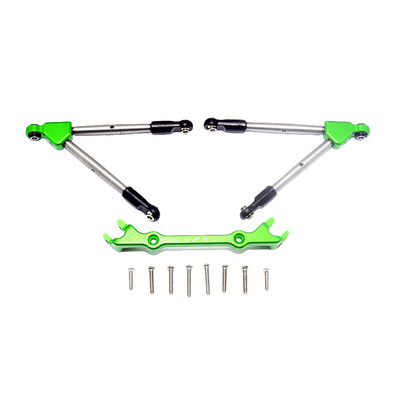 

Siaonvr Upgrade Part Aluminum Front Tie Rods with Stabilizer For Traxxas Rustler 4X4 VXL