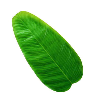 

4pcs Simulation Banana Leaf Table Mat Hawaiian Party Decoration Table Flag Kitchen Dining Placemat Bowl Dish Pads