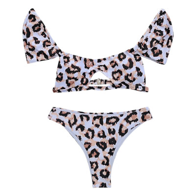 

Two-piece Swimsuit Leopard Print Sexy Bikini Set