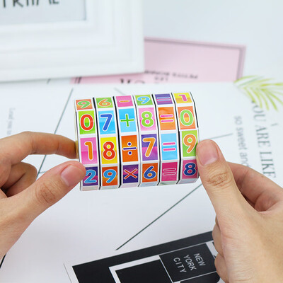 

YIWULANew Children Kids Mathematics Numbers Magic Cube Toy Puzzle Game Gift