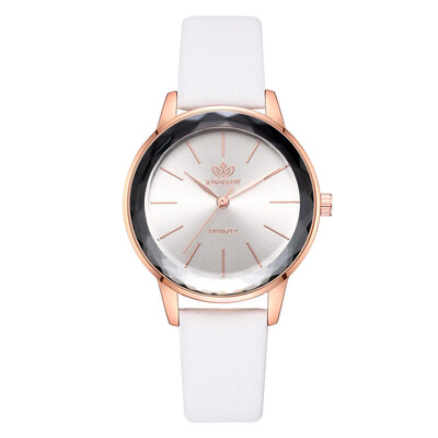 

Korean fashion business men&women universal watch wish hot quality PU leather fashion watch spot