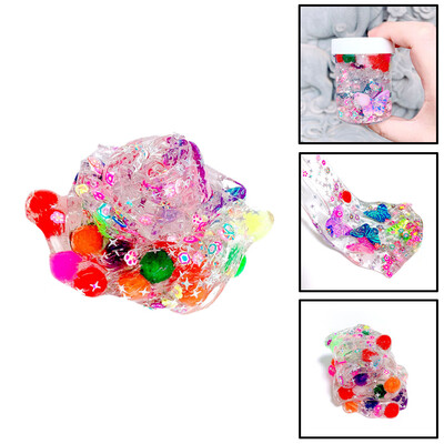 

〖Follure〗Flash Butterfly Flowers Charms Shine Pretty Slime Kids Relief Stress Toy Gift