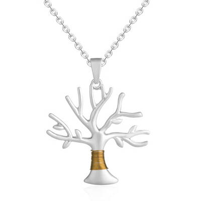 

Women Life Tree Chain Necklace Pendant Jewelry Girls Female Gothic Punk Alloy Clavicle Necklace Jewelry