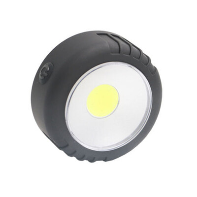 

Round Lamp Work Light Magnetic Repair Torch Outdoor Inspection Black COB