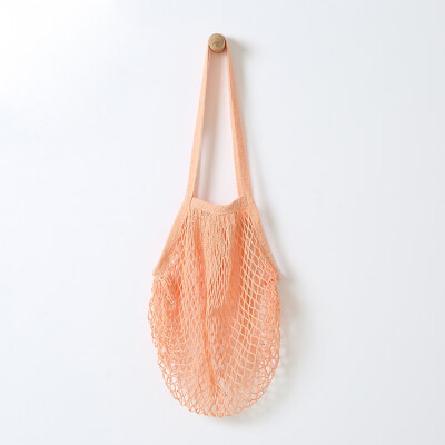 

Siaonvr Reusable Fruit String Grocery Shopper Cotton Tote Mesh Woven Net Shoulder Bag