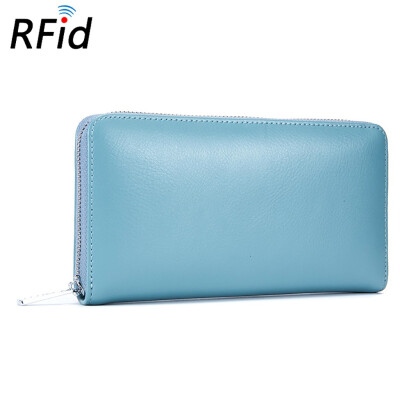 

Tailored Fashion Women RFID Leather Wallet Zipper Coin Purse Card Holder Handbags Pockets