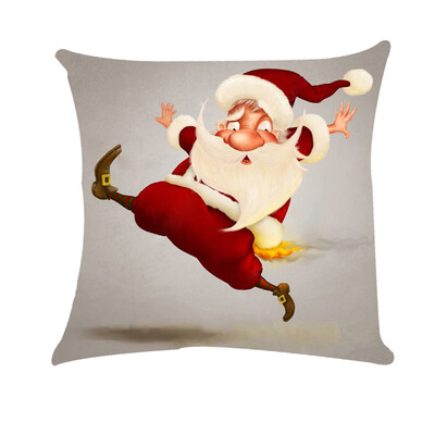 

Tailored Christmas Printed Sofa Bed Home Decoration Festival Pillow Case Cushion Cover
