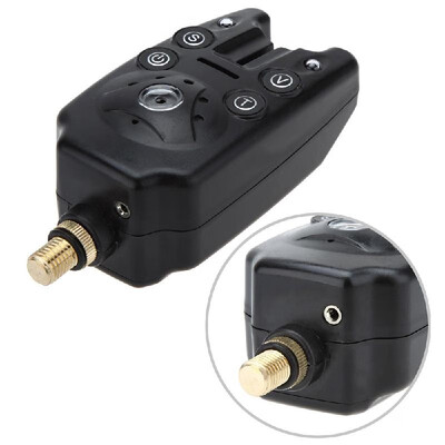 

Lixada 2 LEDs Water Resistant Adjustable Tone Volume Sensitivity Sound Alert Fishing Bite Alarm for Fishing Rod