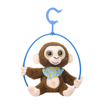 

Siaonvr Cute Mimicry Pet Talking Monkey Repeats What You Say Electronic Plush Toy
