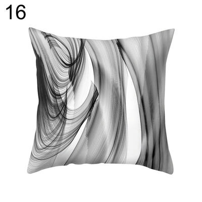 

Tulle Voile Shade Throw Pillow Case Cushion Cover Sofa Bed Car Cafe Office Decor