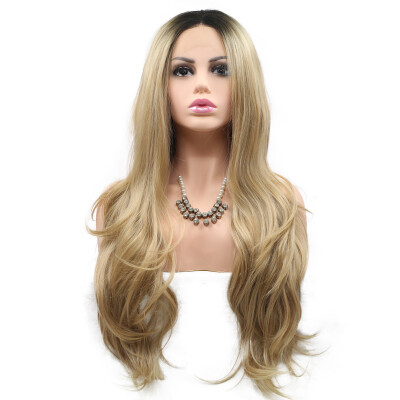 

Dolago natural Wave Lace Front Wigs For Black Women Synthetic Hair Wigs