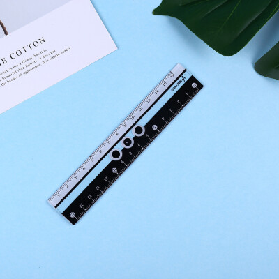 

Toponeto Clear Plastic Straight Ruler Plastic Measuring Tool for Student School Office