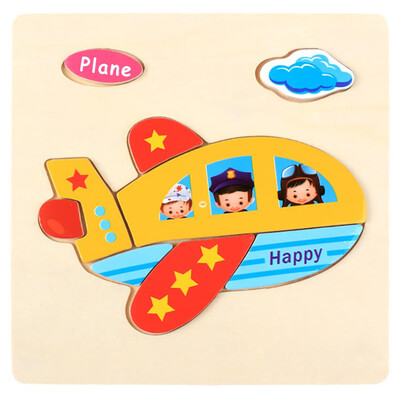 

Gobestart Wooden Puzzle Educational Developmental Baby Kids Training Toy