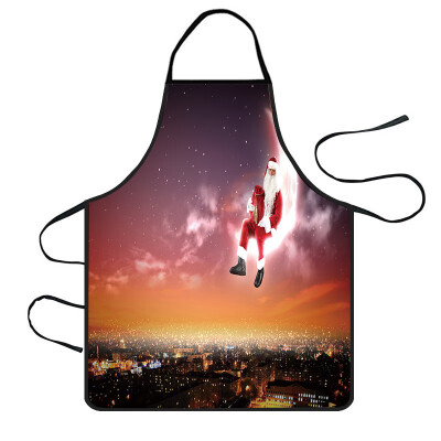 

Toponeto Christmas Decoration Waterproof Apron Kitchen Aprons Dinner Party Apron