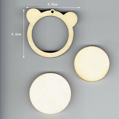 

Wooden Small Embroidered Stretch Mini Jewelry Cross Stitch Fixed Frame Can Be Customized Round Oval Diy Sewing Supplies