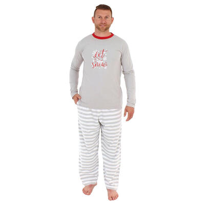 

2pcs Christmas Family Match Clothes Set Daily Stripe Long Sleeve Tops Pants