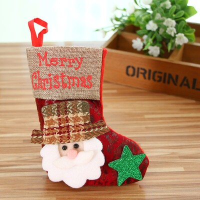 

Tailored Christmas gifts Candy Beads Christmas Santa Claus Snowman Socks Decorations