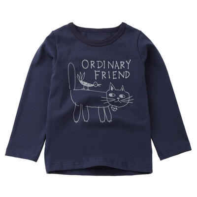 

Boys Casual Cotton Long Sleeve T-shirt Children Cartoon Animal Basic Tops