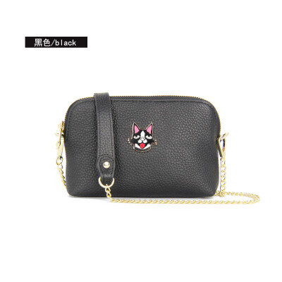 

The first layer of cowhide 2019 new ladies leather clutch bag fashion wild Korean version of the shoulder Messenger bag shell bag