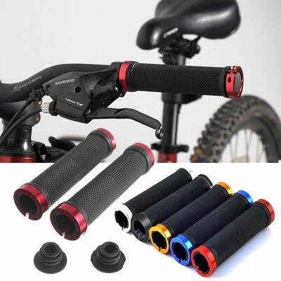 

Hot Double Lock On Locking Mountain BMX Bike Bicycle Cycling Handle Bar Grips