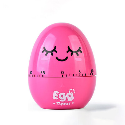 

Creative Cartoon Cute Egg Timer Kitchen Cartoon Mechanical Timer 60 Minutes