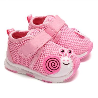 

Baby Shoes Spring Autumn Childrens Sports Shoes Baby Cartoon Small Snail Mesh Soft Bottom Casual Shoes