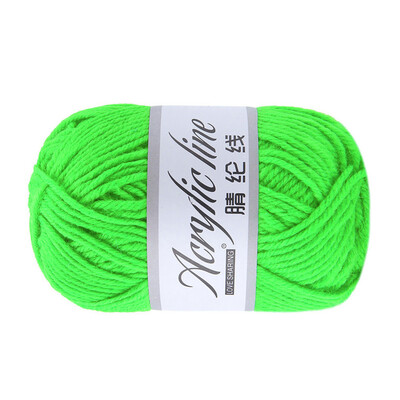 

Toponeto 50g Chunky Wool Roving Scarf Knit Wool Yarn Thickness Warm Hat Household A