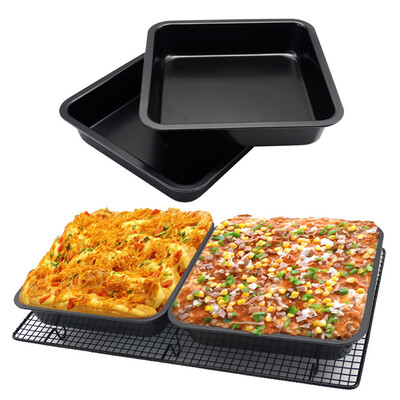 

Siaonvr Mini Square Cake Pan 8 inch Cake Baking Pan Non-Stick Bakeware Cake Make Pan