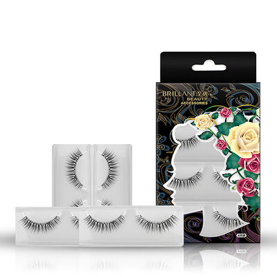

〖Follure〗1 Box Luxury 3D False Lashes Fluffy Strip Eyelashes Long Natural Party
