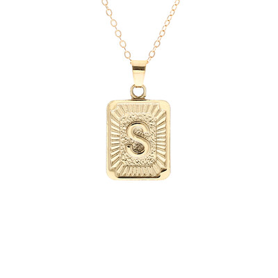 

Fashion Jewelry Brand English Alphabet Pendant Necklace For Women Gift