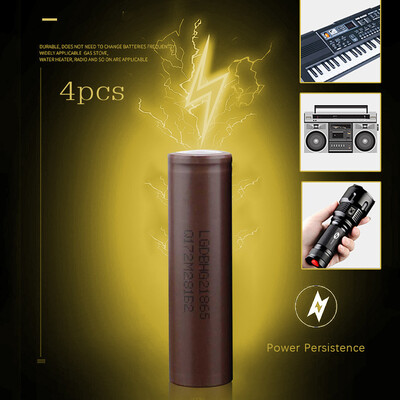 

〖Follure〗For LG-HG2 3000mAh 37v 20A rechargeable flat-top batteries for flashlights