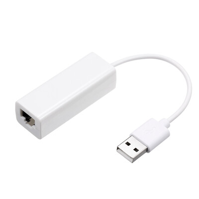 

Network Adapter RS485422 Adapter USB to 101001000Mbps RJ45 Ethernet Lan Adapter Compatible with Laptop&Desktop White