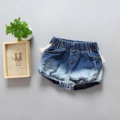 

Baby Boys Girls Clothes Babys Denim Pants Toddler Child Short Bottoms 1-6Y