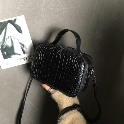 

Tailored Fashion Your Lady Solid Color Crocodile Tote Bag Joker Shoulder Crossbody Bag