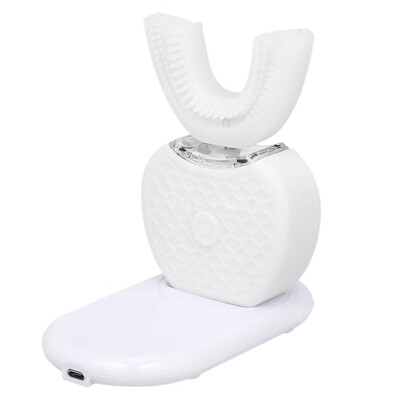 

U Shape Ultrasonic Electric Toothbrush With 4 Modes Timer 360 Degree Wireless Charging Oral Teeth Whitening Cleaning Rechargeabl P