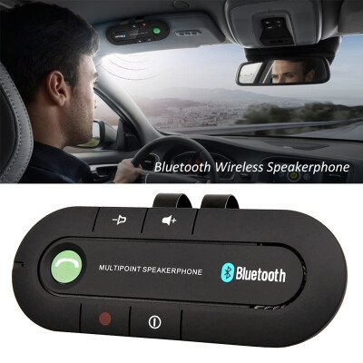 

2019 New Arrival Wireless Bluetooth Car Kit Hands-Free Speakerphone Mp3 Music Player For Iphone Android