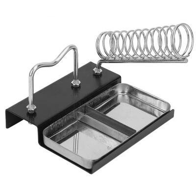 

Greensen Soldering Iron Stand Holder Dual Tray Support Station Metal Base