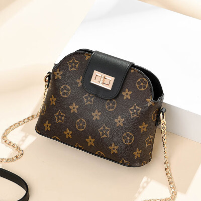 

Shangxin ladys bag inclined to spring printed one-shoulder bag Korean version leisure shell bag with all kinds of fashion bags