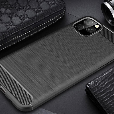 

Lightweight Waterproof Iphone 65 Type Mobile Phone Cover Brushed Silicone Anti-Drop Soft Cover For I-phone 11