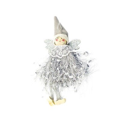 

〖Follure〗Lovely Christmas Tree Decorations Woolen Yarn Angel Doll Pendant Hanging Party