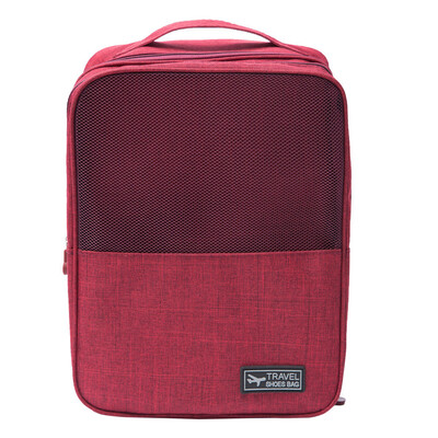 

Toponeto Portable Travel Shoe Bag Zip View Window Pouch Storage Ventilation Bags