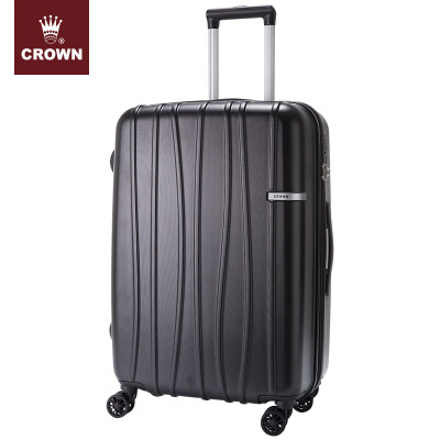 

CROWNCrown suitcase men&women boarding business trolley case universal wheel suitcase password box 5260-28 diamond pattern gray