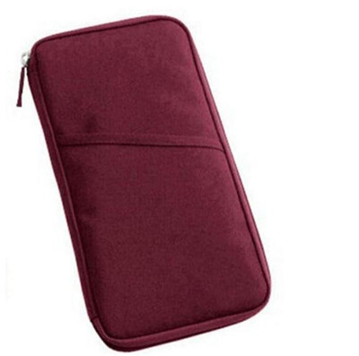

Hot Wallet Purse Travel Passport Credit ID Card Cash Holder Case Document Bag