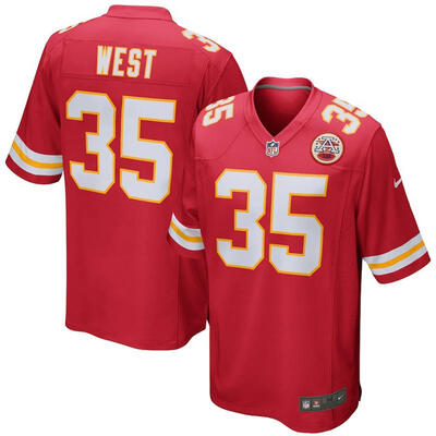 

Youth Football Jersey Kansas City Chiefs Charcandrick West Red Game Jersey