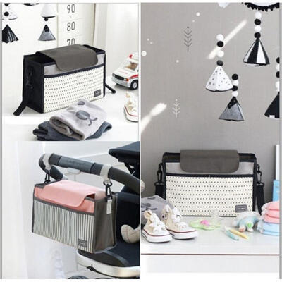 

Portable Baby Diaper Nappy Changing Bag Organizer Insert Liner Bag Stroller Bag