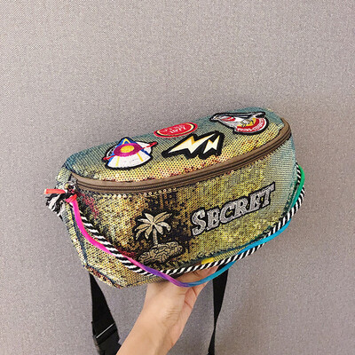 

Tailored Female Personality Travel Pockets Fashion Letters Men Sports Messenger Bag