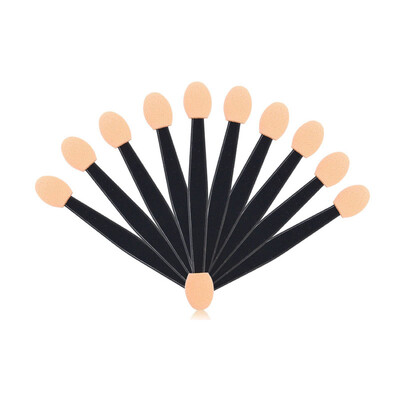 

〖Follure〗10Pcs Makeup Double-end Eye Shadow Eyeliner Brush Sponge Applicator Tool