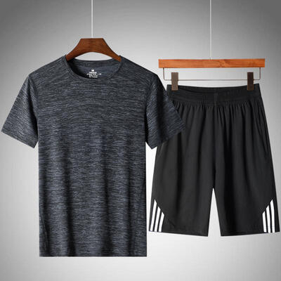 

Summer Homewear Mens Casual Pajamas Set O-Neck Shirt & Plaid Half Pants Male Sleepwear Suit Men Pajama