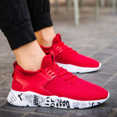

Spring breathable low to help light sports casual mens shoes Korean version of the trend of the network couple models wild student running shoes