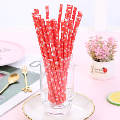 

Toponeto 25pcs Disposable Drinking Straws Home Bar Party Cocktail Drink Straw